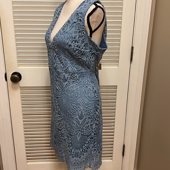 Lulus Truly Beloved Dress in Dusty Blue, Size XLarge, NWT - Picture 12 of 17